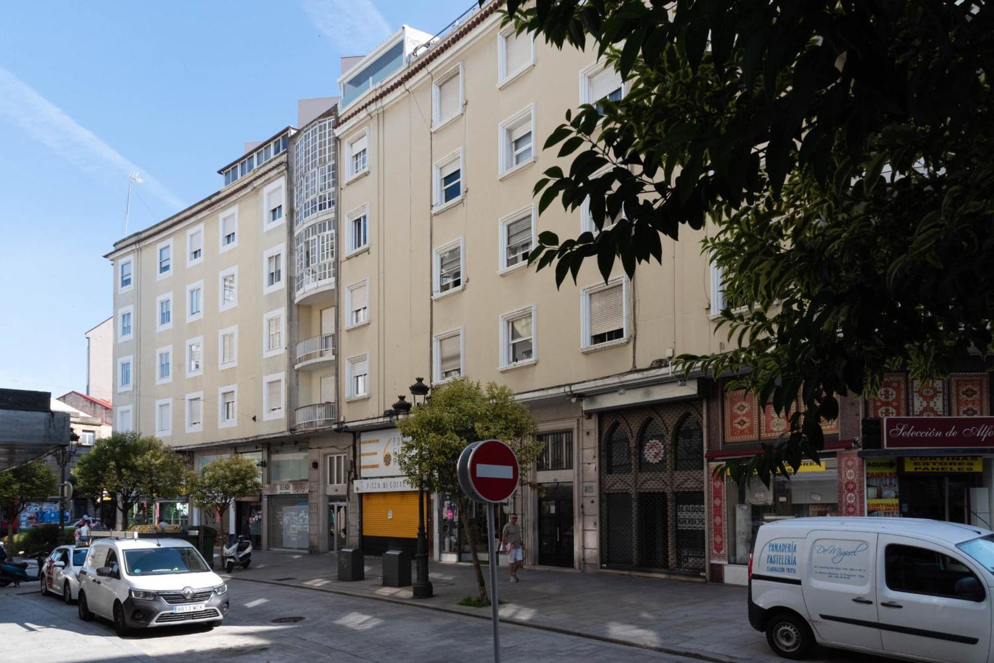 Gran Atico Con Terraza Lägenhet Vigo Exteriör bild